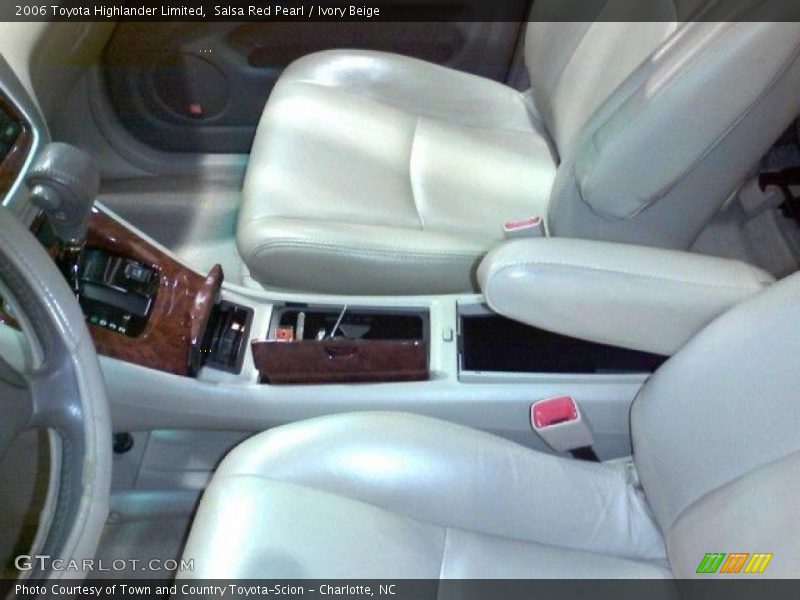 Salsa Red Pearl / Ivory Beige 2006 Toyota Highlander Limited