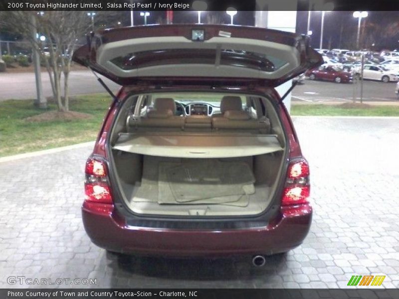 Salsa Red Pearl / Ivory Beige 2006 Toyota Highlander Limited