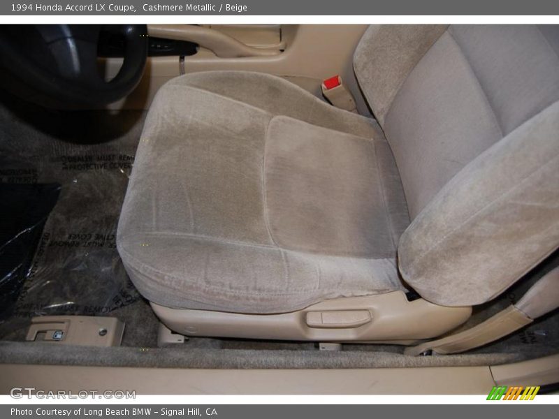 Cashmere Metallic / Beige 1994 Honda Accord LX Coupe