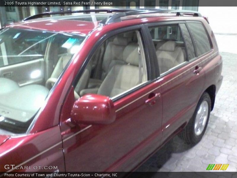 Salsa Red Pearl / Ivory Beige 2006 Toyota Highlander Limited