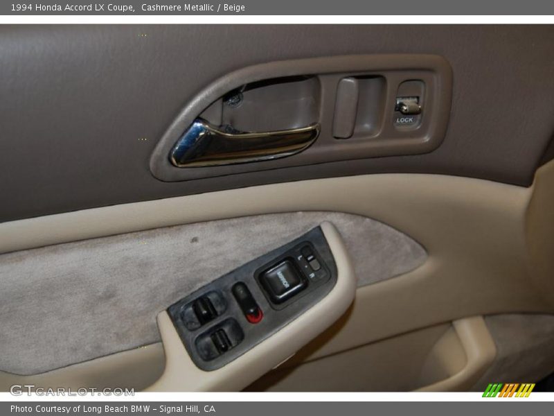 Cashmere Metallic / Beige 1994 Honda Accord LX Coupe