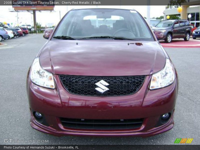 Cherry Red Metallic / Black 2008 Suzuki SX4 Sport Touring Sedan
