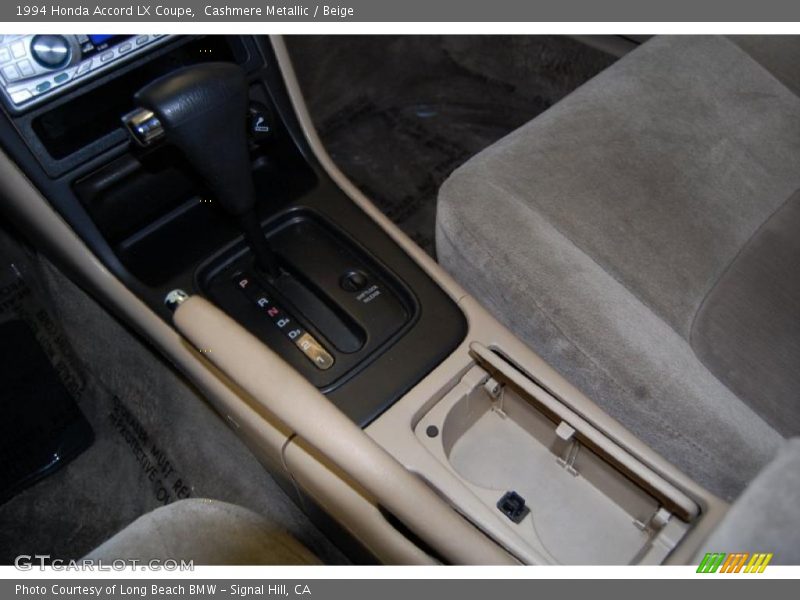 Cashmere Metallic / Beige 1994 Honda Accord LX Coupe