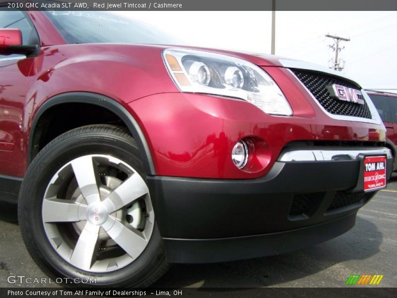 Red Jewel Tintcoat / Cashmere 2010 GMC Acadia SLT AWD