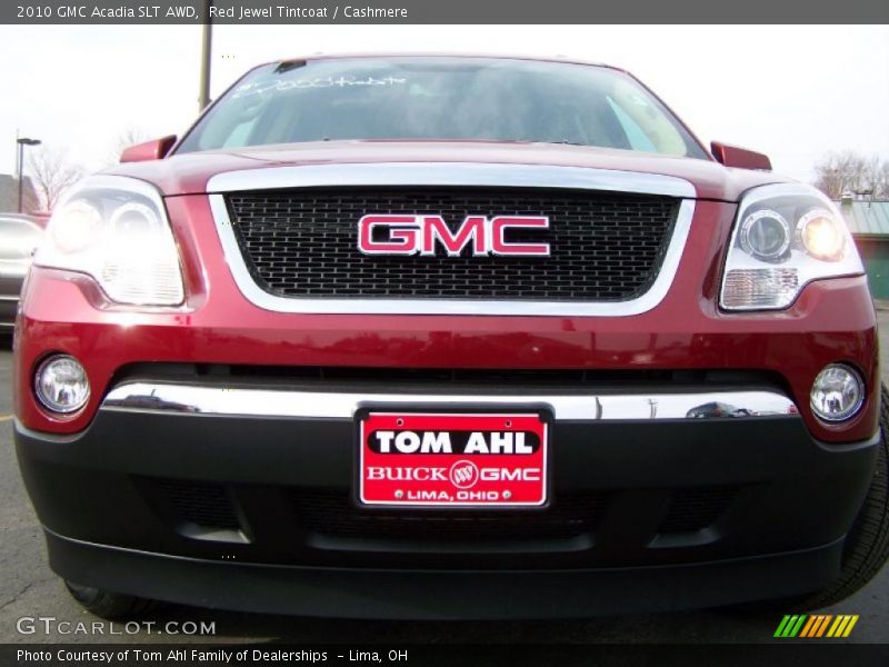 Red Jewel Tintcoat / Cashmere 2010 GMC Acadia SLT AWD