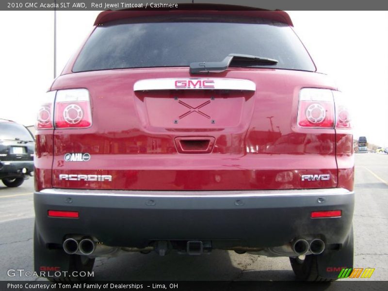 Red Jewel Tintcoat / Cashmere 2010 GMC Acadia SLT AWD