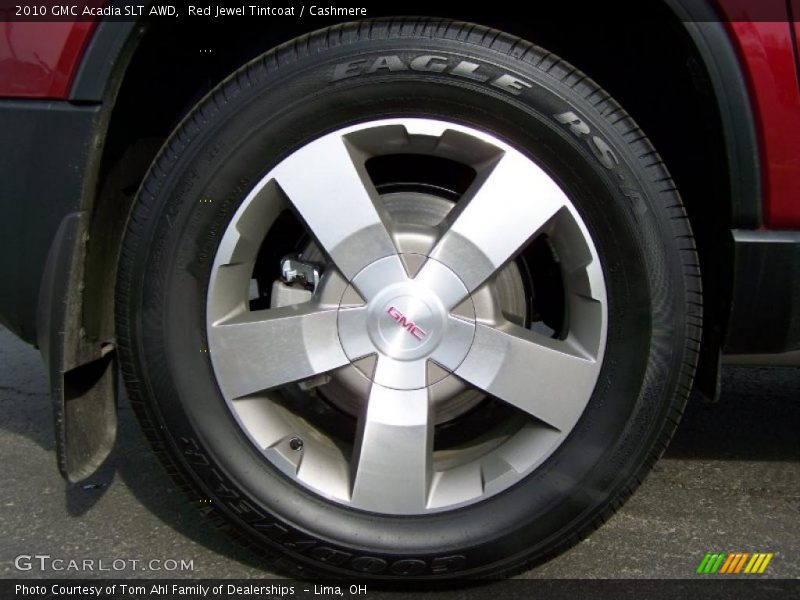 Red Jewel Tintcoat / Cashmere 2010 GMC Acadia SLT AWD