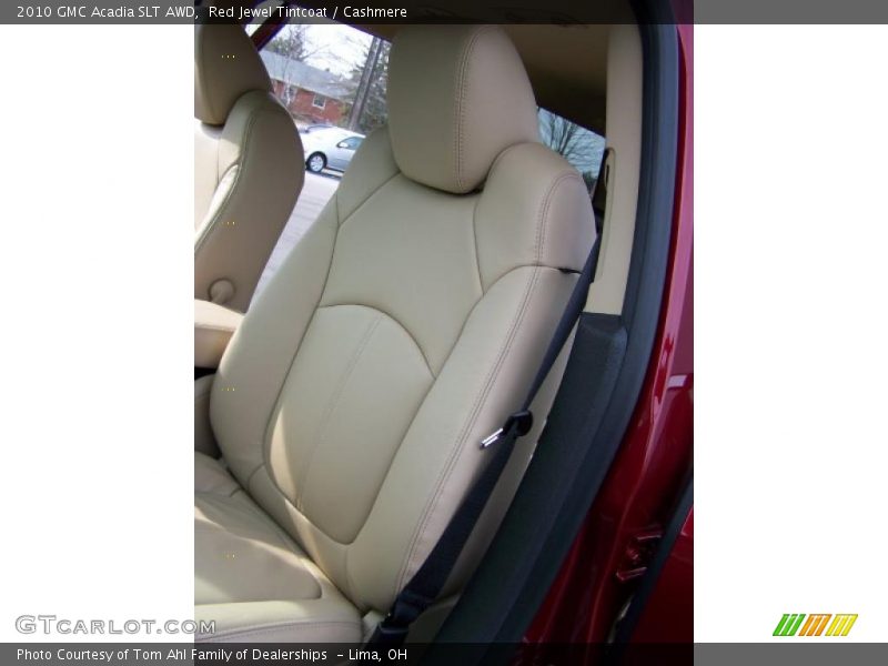 Red Jewel Tintcoat / Cashmere 2010 GMC Acadia SLT AWD