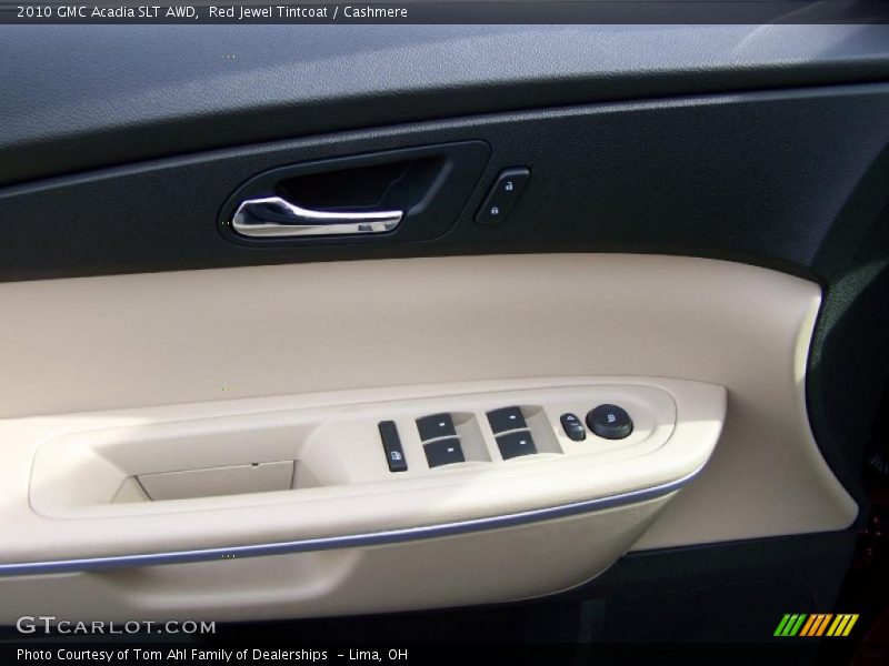 Red Jewel Tintcoat / Cashmere 2010 GMC Acadia SLT AWD