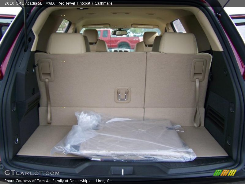 Red Jewel Tintcoat / Cashmere 2010 GMC Acadia SLT AWD