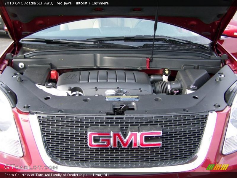 Red Jewel Tintcoat / Cashmere 2010 GMC Acadia SLT AWD