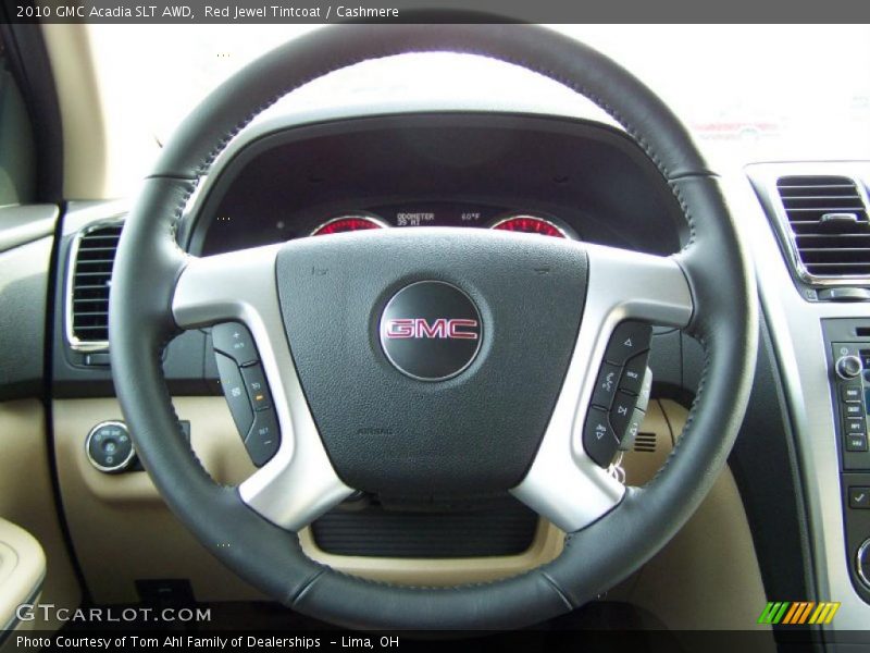 Red Jewel Tintcoat / Cashmere 2010 GMC Acadia SLT AWD