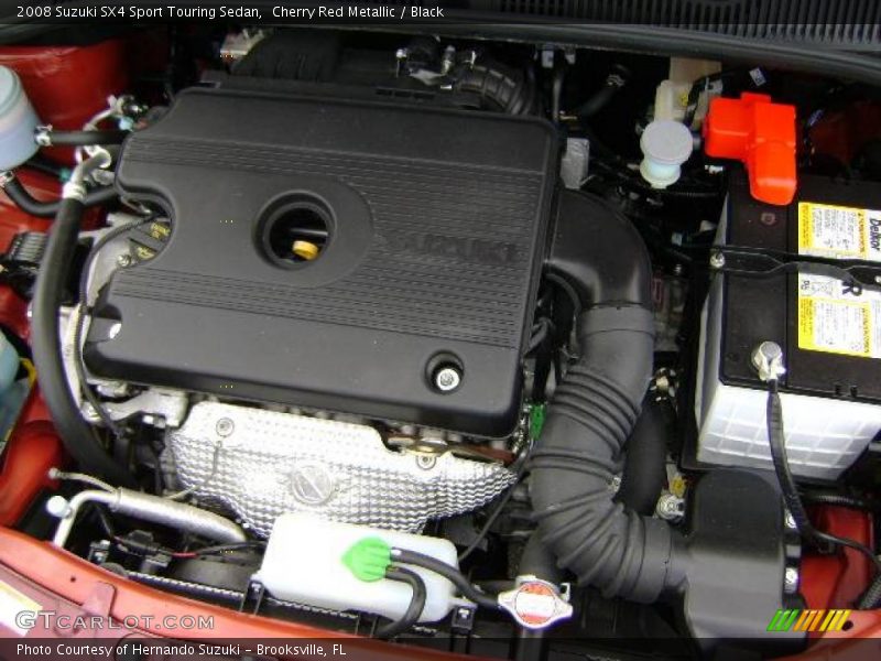 Cherry Red Metallic / Black 2008 Suzuki SX4 Sport Touring Sedan