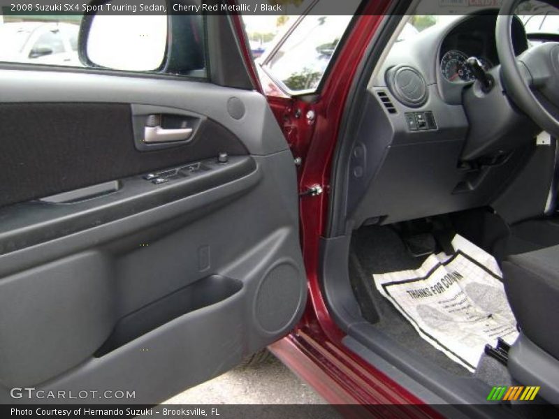 Cherry Red Metallic / Black 2008 Suzuki SX4 Sport Touring Sedan
