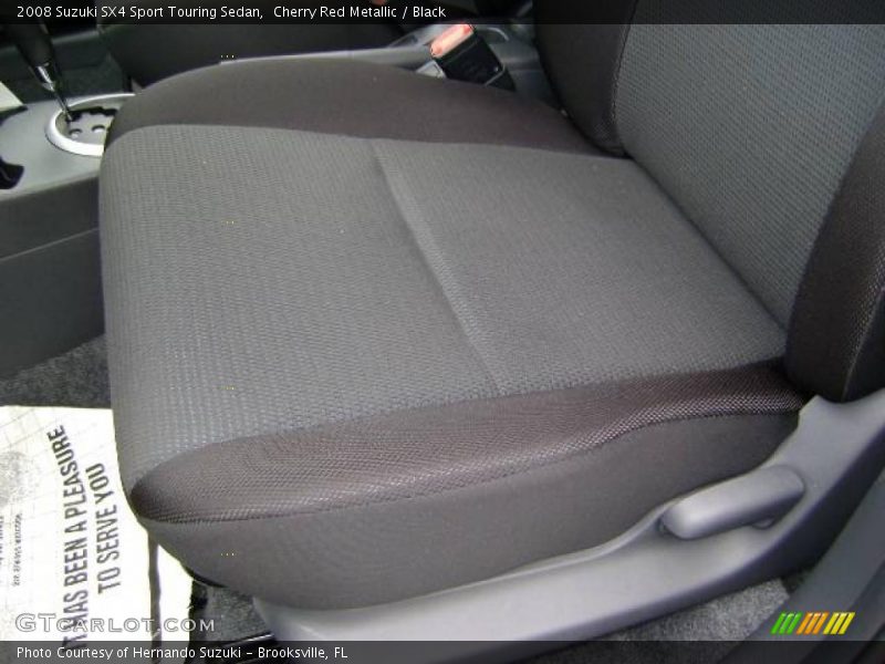 Cherry Red Metallic / Black 2008 Suzuki SX4 Sport Touring Sedan