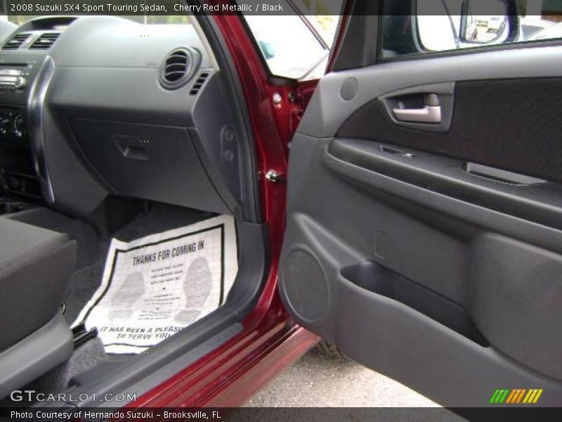 Cherry Red Metallic / Black 2008 Suzuki SX4 Sport Touring Sedan