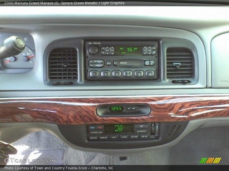 Spruce Green Metallic / Light Graphite 2000 Mercury Grand Marquis LS