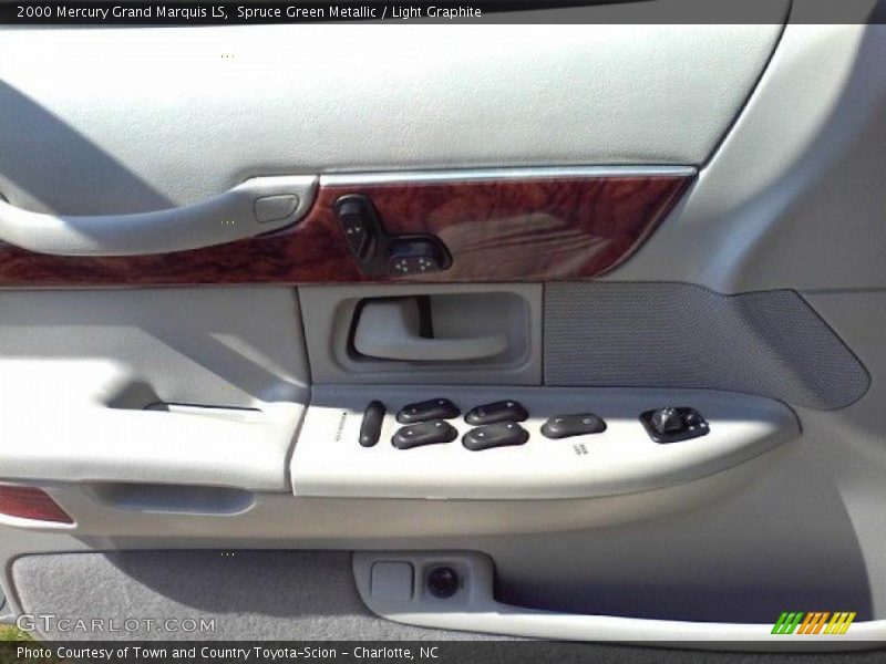Spruce Green Metallic / Light Graphite 2000 Mercury Grand Marquis LS