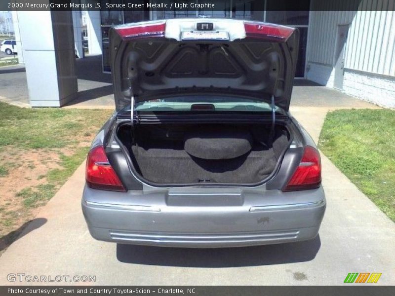 Spruce Green Metallic / Light Graphite 2000 Mercury Grand Marquis LS