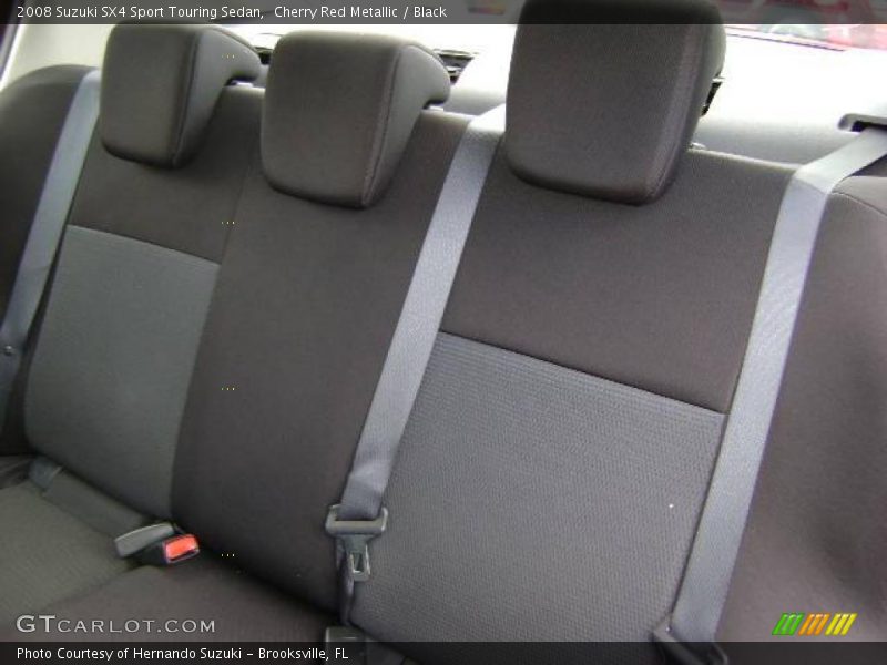 Cherry Red Metallic / Black 2008 Suzuki SX4 Sport Touring Sedan