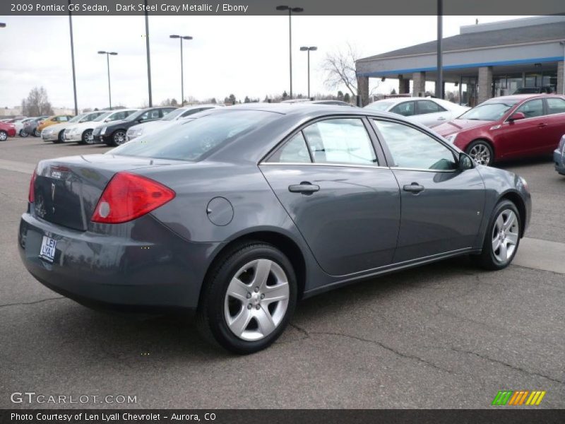 Dark Steel Gray Metallic / Ebony 2009 Pontiac G6 Sedan
