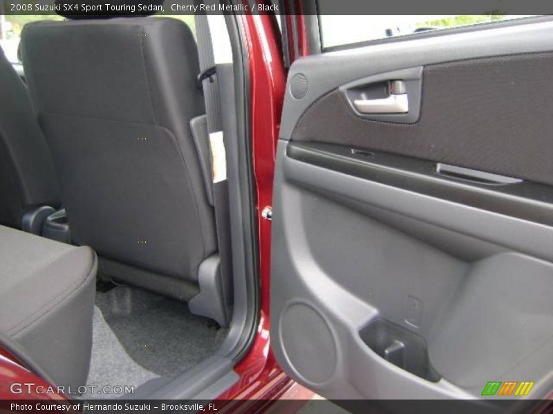 Cherry Red Metallic / Black 2008 Suzuki SX4 Sport Touring Sedan
