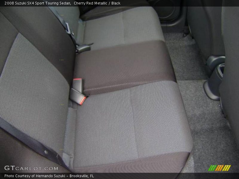Cherry Red Metallic / Black 2008 Suzuki SX4 Sport Touring Sedan