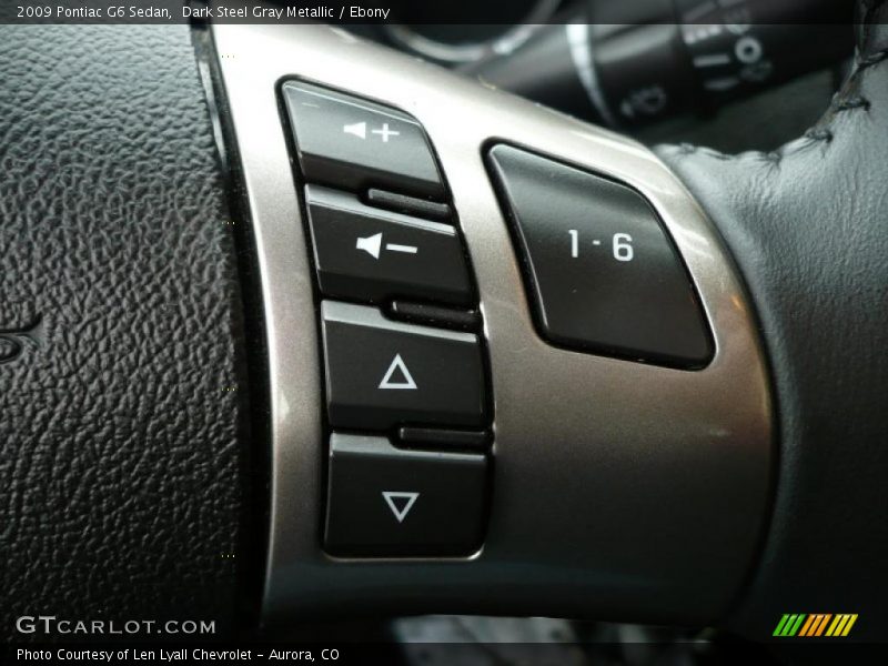 Dark Steel Gray Metallic / Ebony 2009 Pontiac G6 Sedan