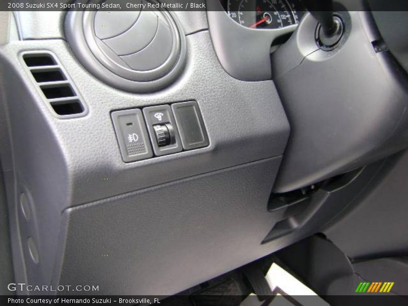 Cherry Red Metallic / Black 2008 Suzuki SX4 Sport Touring Sedan