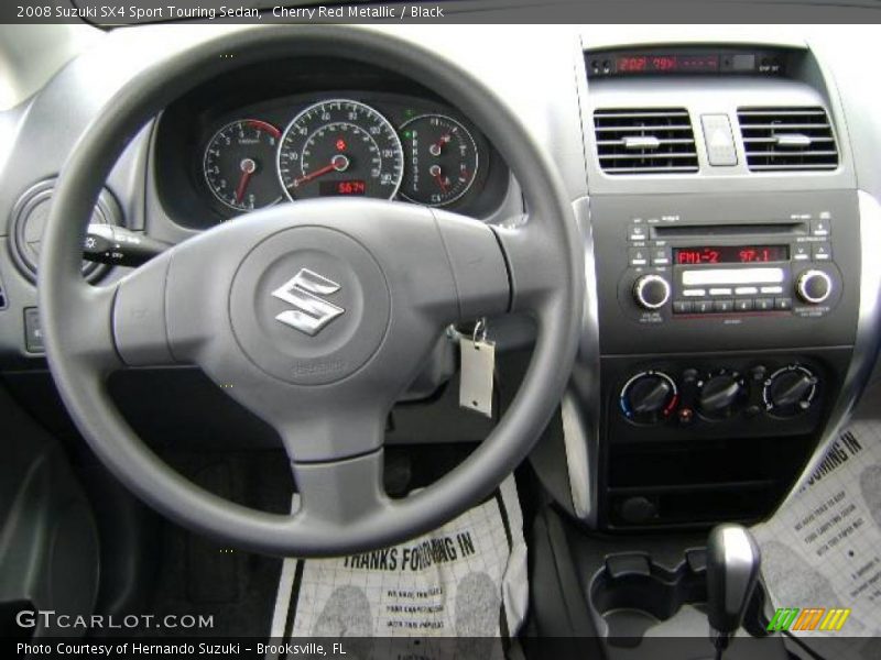 Cherry Red Metallic / Black 2008 Suzuki SX4 Sport Touring Sedan