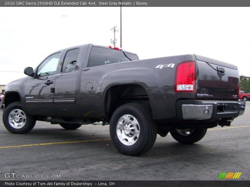 Steel Gray Metallic / Ebony 2010 GMC Sierra 2500HD SLE Extended Cab 4x4