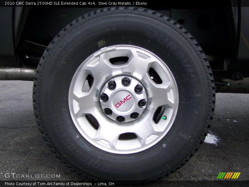 Steel Gray Metallic / Ebony 2010 GMC Sierra 2500HD SLE Extended Cab 4x4