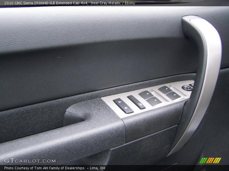 Steel Gray Metallic / Ebony 2010 GMC Sierra 2500HD SLE Extended Cab 4x4