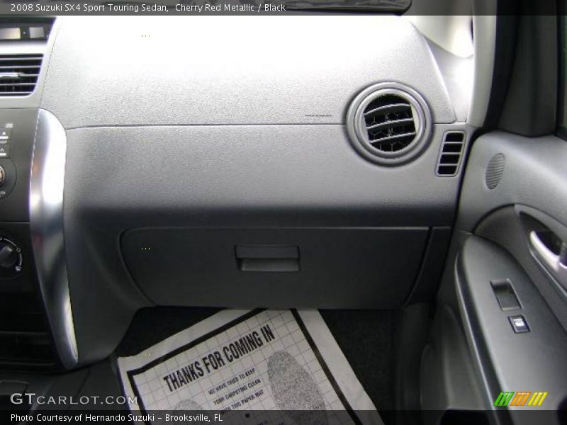 Cherry Red Metallic / Black 2008 Suzuki SX4 Sport Touring Sedan