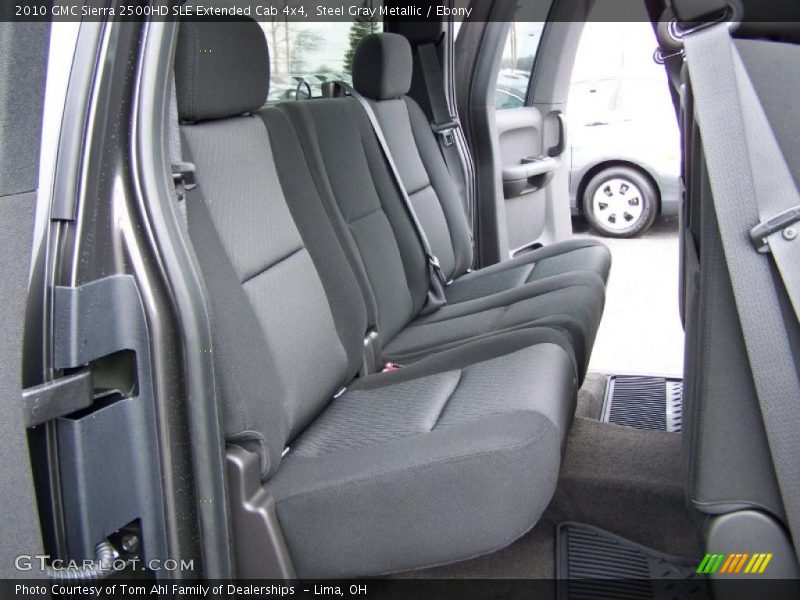 Steel Gray Metallic / Ebony 2010 GMC Sierra 2500HD SLE Extended Cab 4x4