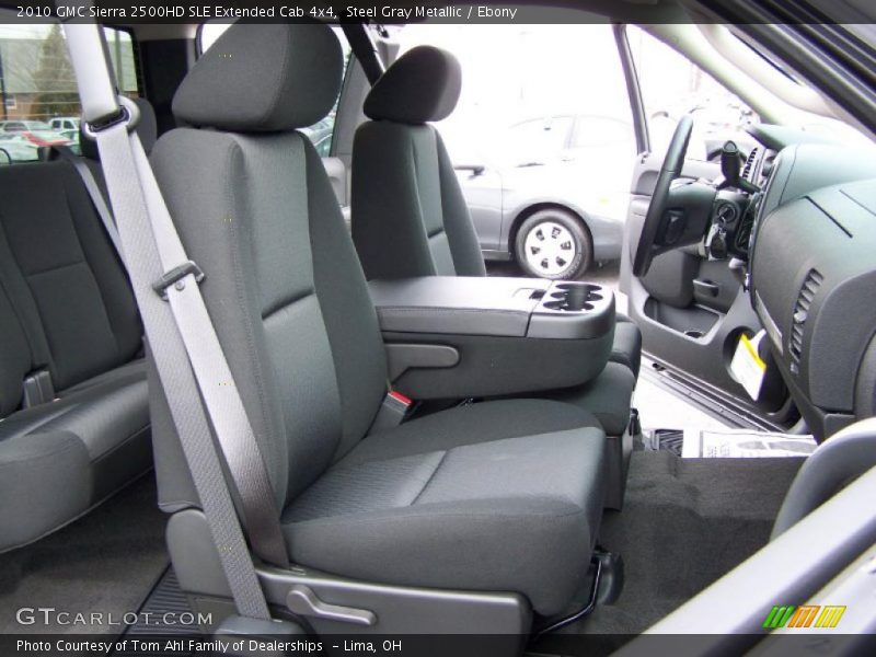Steel Gray Metallic / Ebony 2010 GMC Sierra 2500HD SLE Extended Cab 4x4