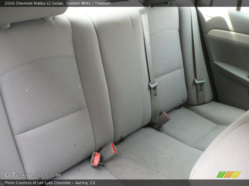 Summit White / Titanium 2009 Chevrolet Malibu LS Sedan