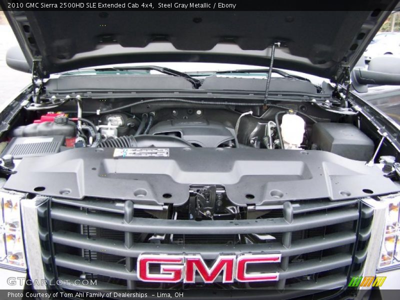 Steel Gray Metallic / Ebony 2010 GMC Sierra 2500HD SLE Extended Cab 4x4