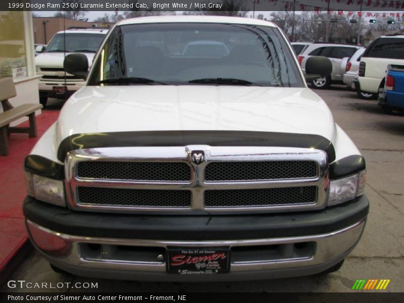 Bright White / Mist Gray 1999 Dodge Ram 2500 Laramie Extended Cab