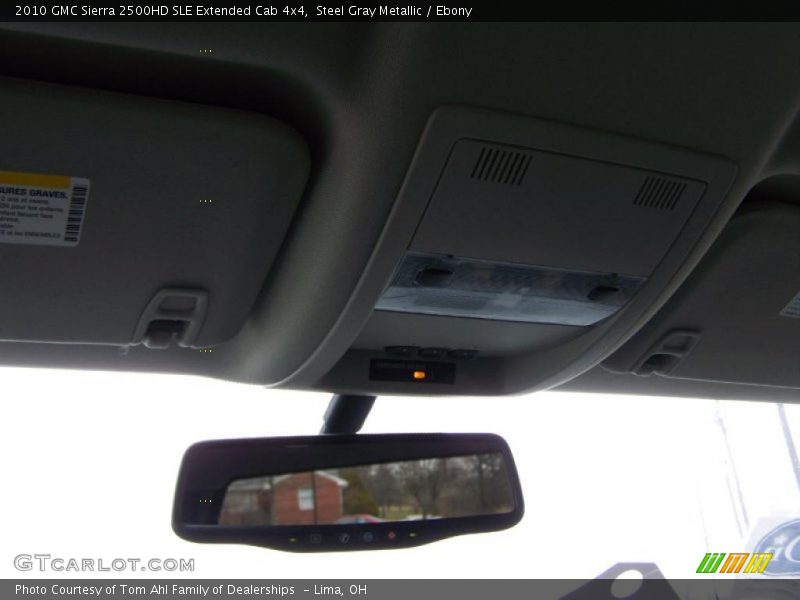 Steel Gray Metallic / Ebony 2010 GMC Sierra 2500HD SLE Extended Cab 4x4