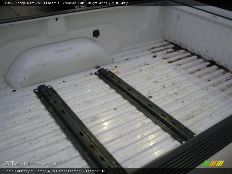 Bright White / Mist Gray 1999 Dodge Ram 2500 Laramie Extended Cab