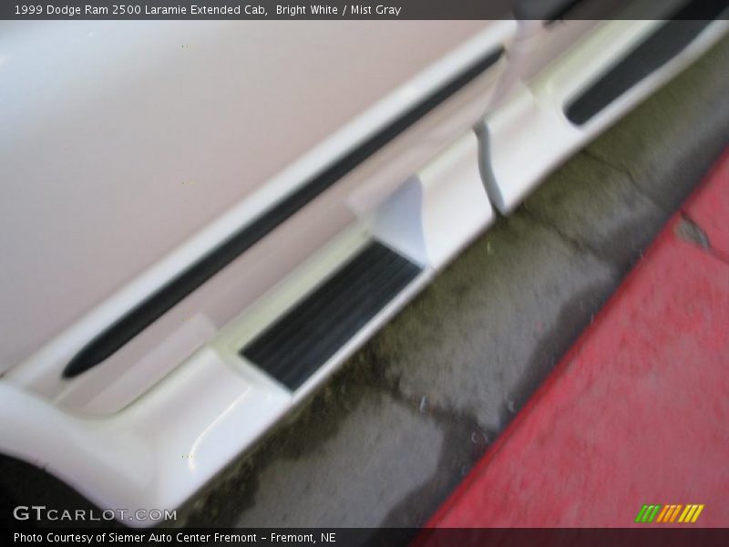 Bright White / Mist Gray 1999 Dodge Ram 2500 Laramie Extended Cab