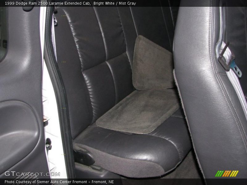 Bright White / Mist Gray 1999 Dodge Ram 2500 Laramie Extended Cab