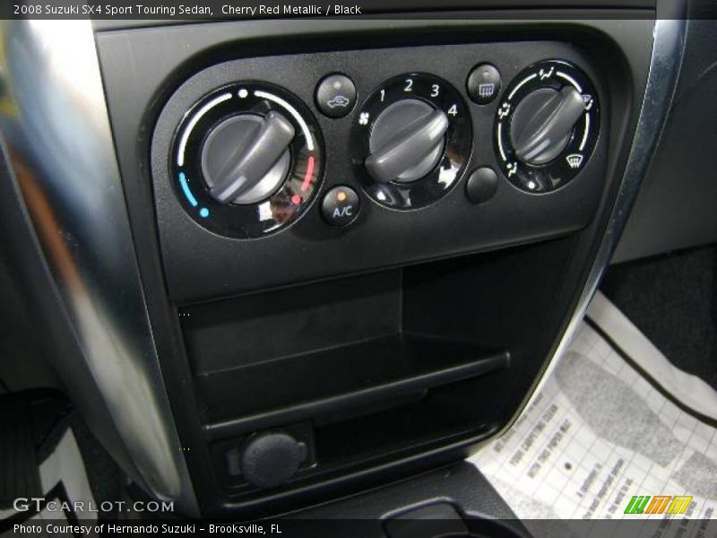Cherry Red Metallic / Black 2008 Suzuki SX4 Sport Touring Sedan