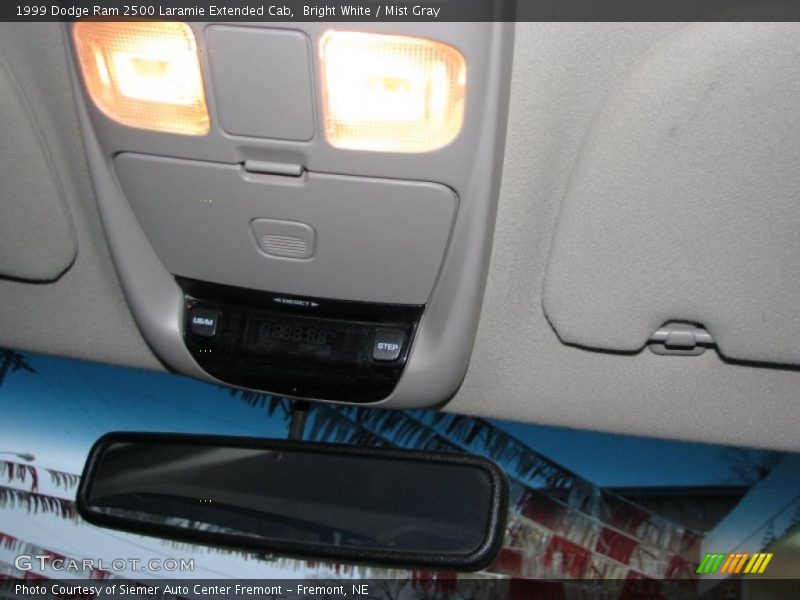 Bright White / Mist Gray 1999 Dodge Ram 2500 Laramie Extended Cab