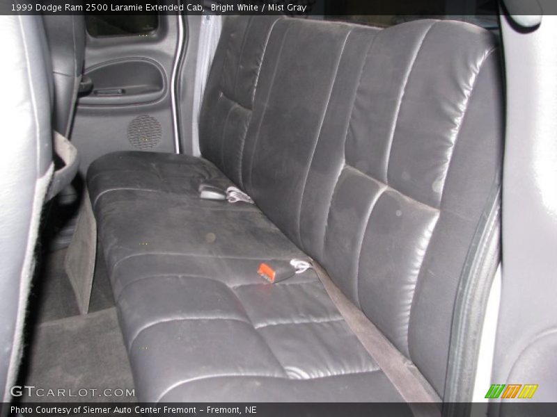 Bright White / Mist Gray 1999 Dodge Ram 2500 Laramie Extended Cab
