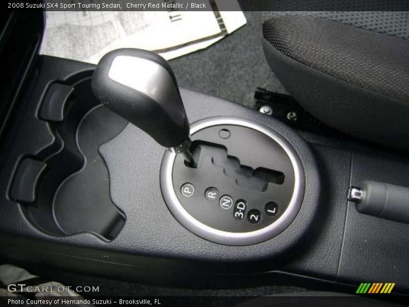Cherry Red Metallic / Black 2008 Suzuki SX4 Sport Touring Sedan