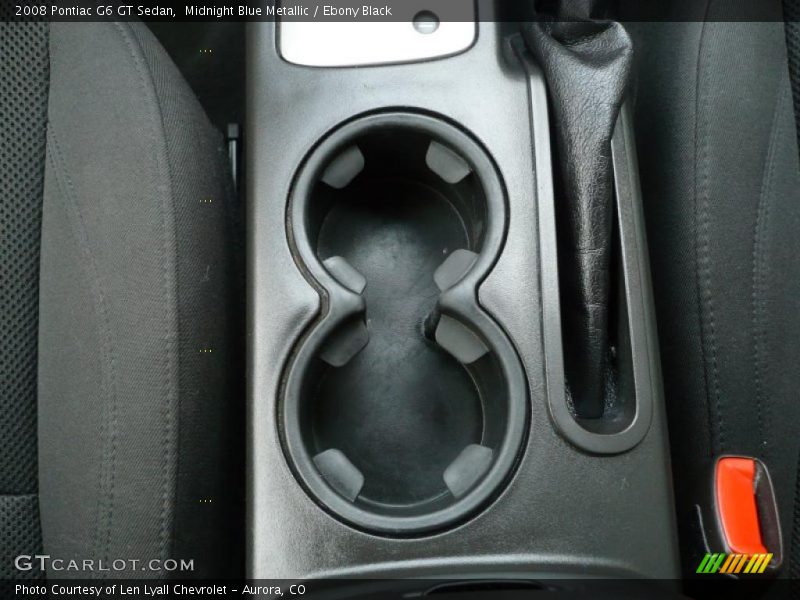 Midnight Blue Metallic / Ebony Black 2008 Pontiac G6 GT Sedan