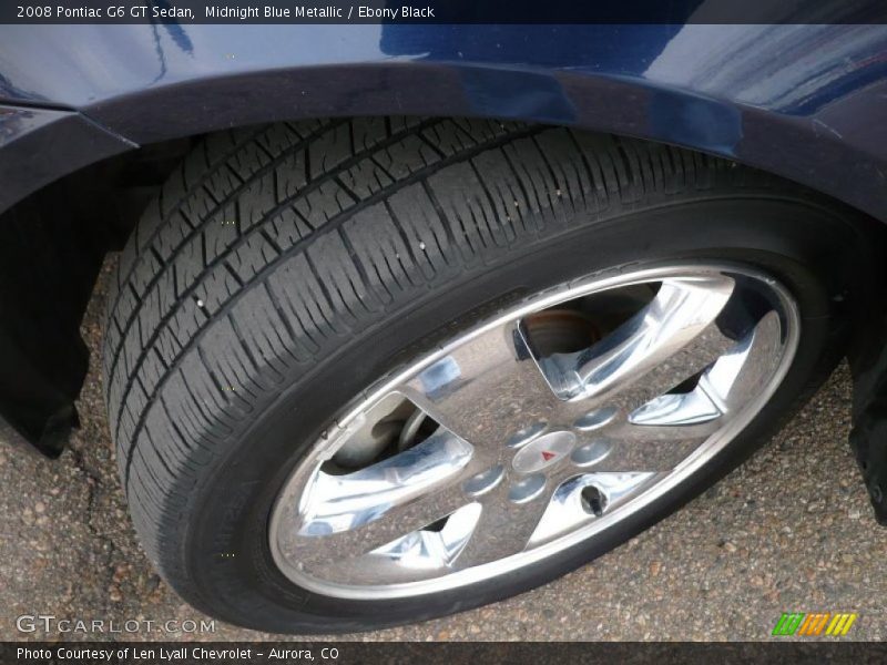 Midnight Blue Metallic / Ebony Black 2008 Pontiac G6 GT Sedan