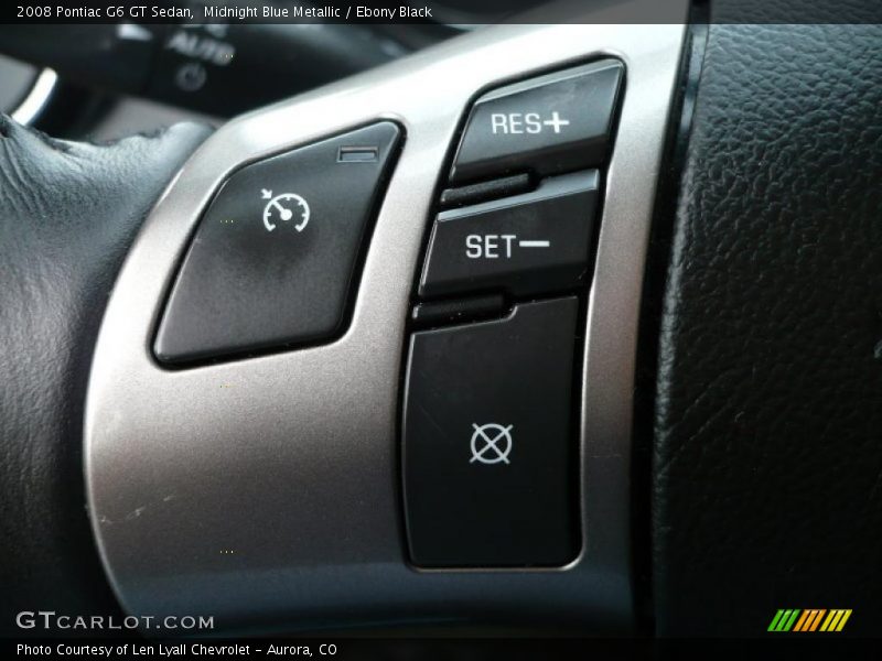 Midnight Blue Metallic / Ebony Black 2008 Pontiac G6 GT Sedan